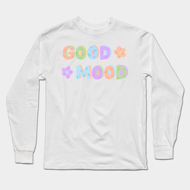 Good Mood Long Sleeve T-Shirt by Mangayubecik